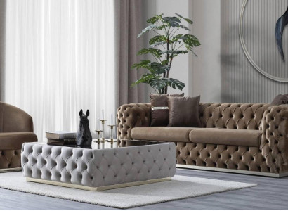 Designer Living room set 3 + 1 Seater Furniture Luxury and Modern set 2 pieces